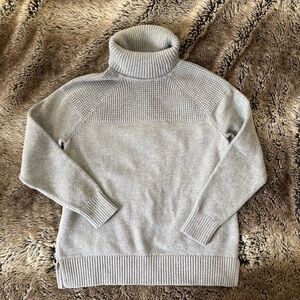 L.L. Bean Sweater Womens All Day Waffle Turtleneck